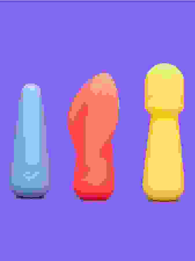 Lovehoney mon ami Trio of Vibrating Massagers, Blue, hi-res